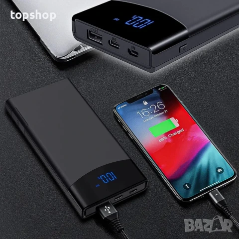 НОВА батерия + скрита камера HOIREG, 10000mAh батерия + 64GB SD карта HD 1080P, детекция на движение, снимка 6 - Аналогови камери - 50542619