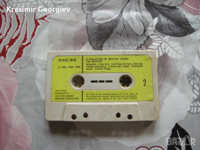 САМО ЗА КОЛЕКЦИОНЕРИ оригинална аудио касета на БИТЪЛС С ПЕСНИ ОТ 1963 ДО 1966 ГОДИНА, снимка 2 - Аудио касети - 44458039