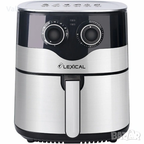Фритюрник с горещ въздух Lexical Airfryer LAF-3004 , 8L, 1800W, инокс