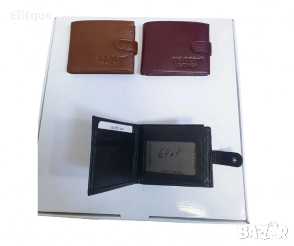 К. портфейл "Big Bear" с класически дизайн и практични отделения