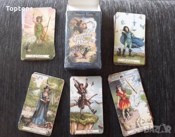 Очарователни таро и оракул карти: Everyday Witch Tarot & Oracle & Angels and Ancestors Oracle, снимка 2 - Карти за игра - 34296920