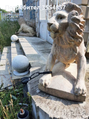 Лъв скулптура, снимка 2 - Декорация за дома - 53888380
