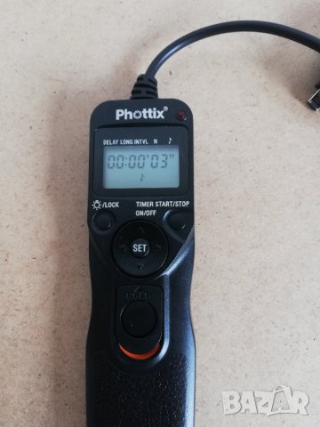 Дистанционен спусък с таймер Phottix TR-90 за Canon, снимка 3 - Чанти, стативи, аксесоари - 42037964