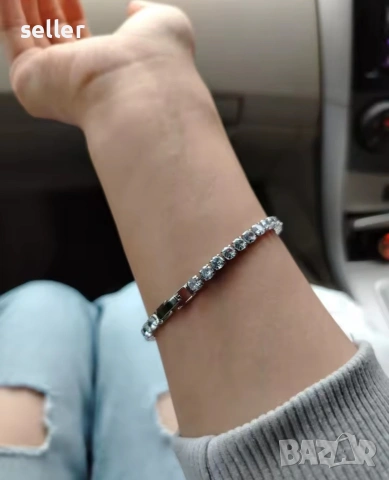 Гривни с кристали от циркон, снимка 2 - Гривни - 52345099