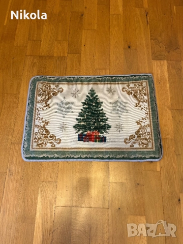 Килим с изображение на Коледна елха