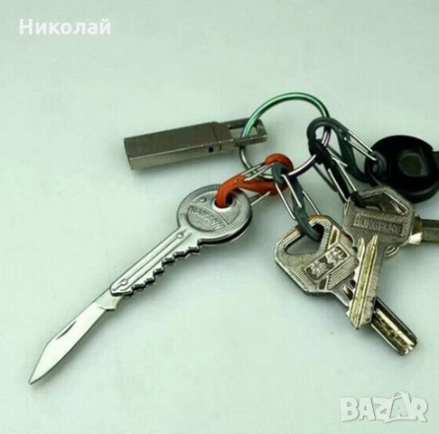 Ключ - нож , ключодържател , сгъваем нож , снимка 5 - Други - 30577926
