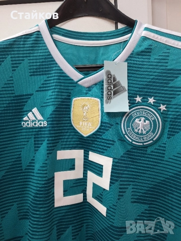 Фенска тениска Adidas на националния отбор на Германия-оригинал, XL, снимка 4 - Тениски - 51733957