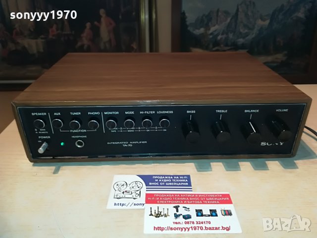 🛑SONY RETRO AMPLIFIER-MADE IN JAPAN, снимка 4 - Ресийвъри, усилватели, смесителни пултове - 29098715