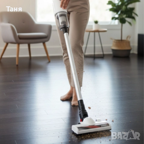 Висококачествена безжична прахосмукачка Tilihome Cordless Vacuum Cleaner , снимка 4 - Прахосмукачки - 52402355