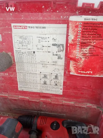 HILTI te-6.c.сдс плюс с прахоуловител, снимка 3 - Перфоратори - 56096008