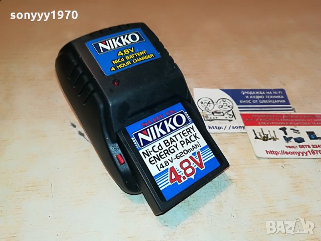 nikko charger+battery pack-внос france 0908211148, снимка 4 - Електрически играчки - 33763698