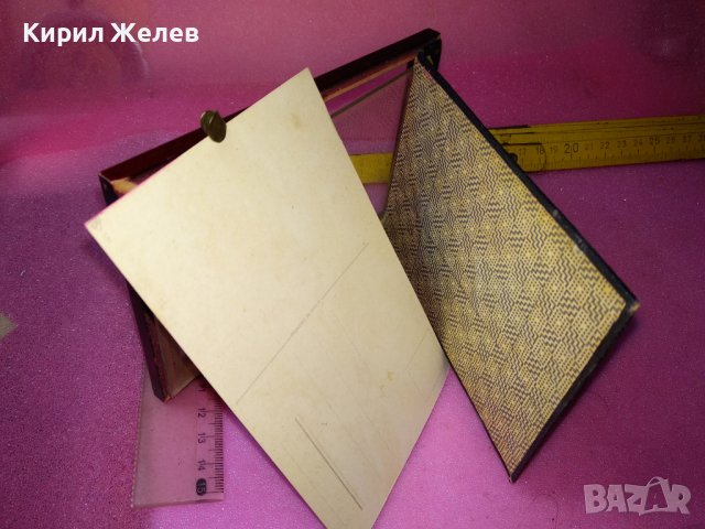 1933г. СТАРА КАРТИЧКА АНГЕЛ-ХРАНИТЕЛ ЧЕРНОБЯЛА в РЕТРО РАМКА с ПАМЕТЕН НАДПИС на ГЪРБА 42826, снимка 4 - Филателия - 44211977