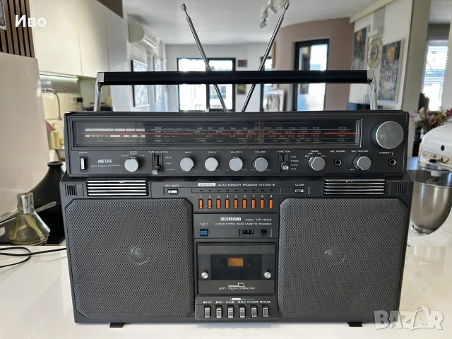 💥Голям Deccasound TPR-4900S 💥Ретро Винтидж Радиокасетофон Boombox  