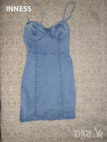 Дънкова рокля Bershka XS