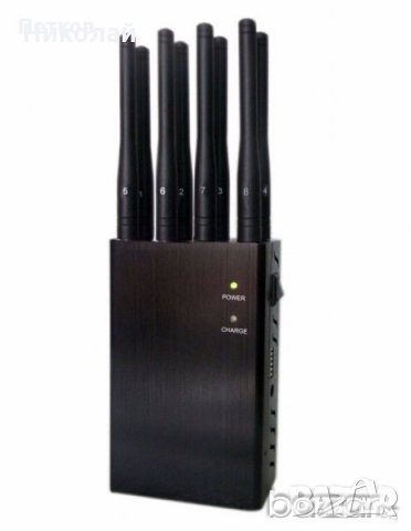 Осем канален, универсален  мобилен заглушител с 8 антени, снимка 1 - Друга електроника - 30681019