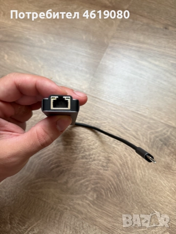 8-в-1 USB-C HUB / Докинг станция с HDMI, RJ45, SD/TF, USB 3.0 и PD, снимка 4 - Кабели и адаптери - 52056909