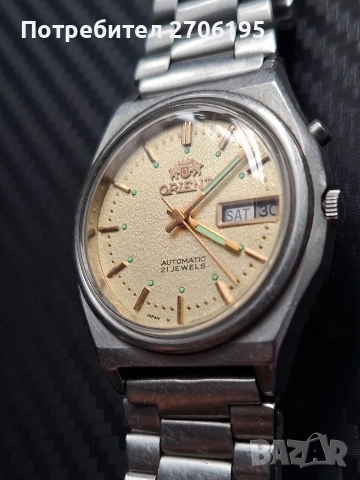 Vintage Orient Automatic 21 jewels- Ориент автоматик 21 камъка , снимка 8 - Мъжки - 54360013