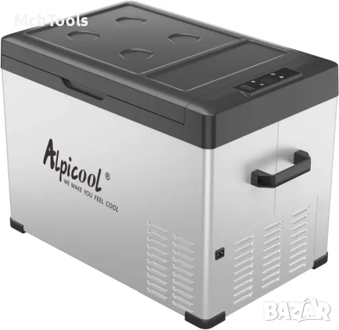 AlpiCool 40L Портативен Компресорен хладилник 40 литра 12V 24V 220V