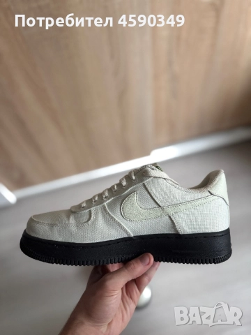 Nike Air Force 1 - оригинални и нови в бежов и черен цвят, снимка 6 - Спортни обувки - 52891890