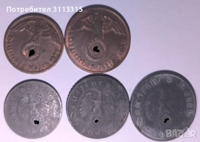 Монети Германия 1939-1944
