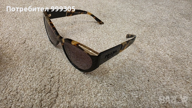 PRADA дамски слънчеви очила – модел SPR 03W (Havana) – НОВИ, снимка 3 - Слънчеви и диоптрични очила - 54364668