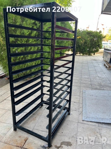 Количка за тави за закуски, снимка 2 - Обзавеждане на кухня - 52012071