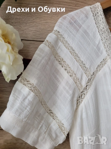 Лятна бохо рокля памучна материя H&M , снимка 4 - Рокли - 54236651