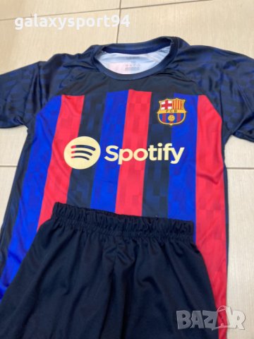 Lewandowski 23г Барселона Ново детско Екип тениска шорти ЛЕВАНДОВСКИ, снимка 2 - Футбол - 37661197
