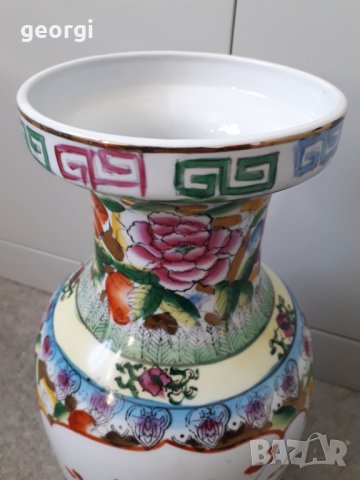 Китайска порцеланова ваза, снимка 3 - Вази - 31278955