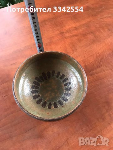 КУПА ПАНИЦА СТАРА КЕРАМИКА ДЪЛБОКА, снимка 3 - Антикварни и старинни предмети - 39729220