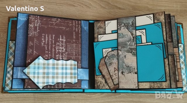 Ръчно изработен скрапбук албум, снимка 13 - Други - 39643940