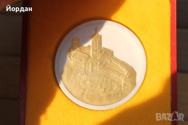 Порцеланов плакет''Meissen'', снимка 4 - Нумизматика и бонистика - 47805461