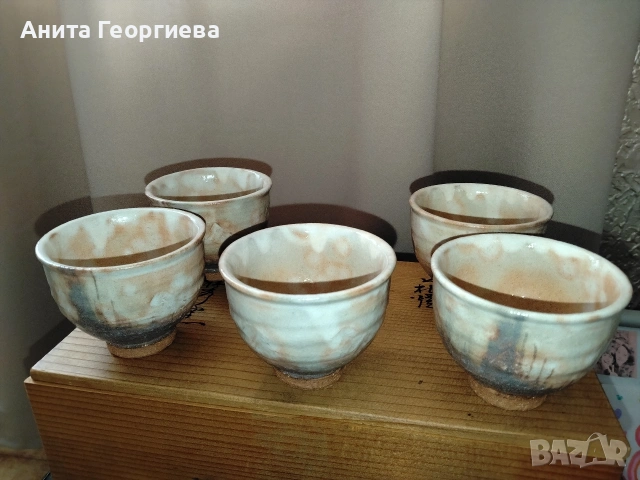 Комплект Японска керамика Хаги 5бр. 