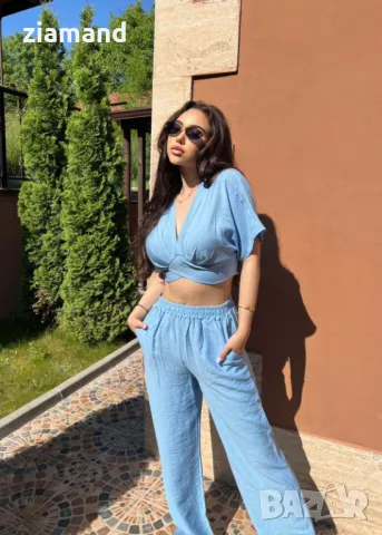 Летен комплект син, снимка 6 - Комплекти - 48024724