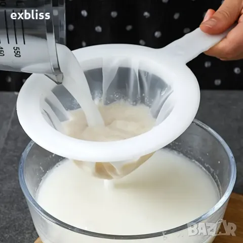 Фина цедка за прецеждане 24х11см., снимка 3 - Съдове за готвене - 49197210