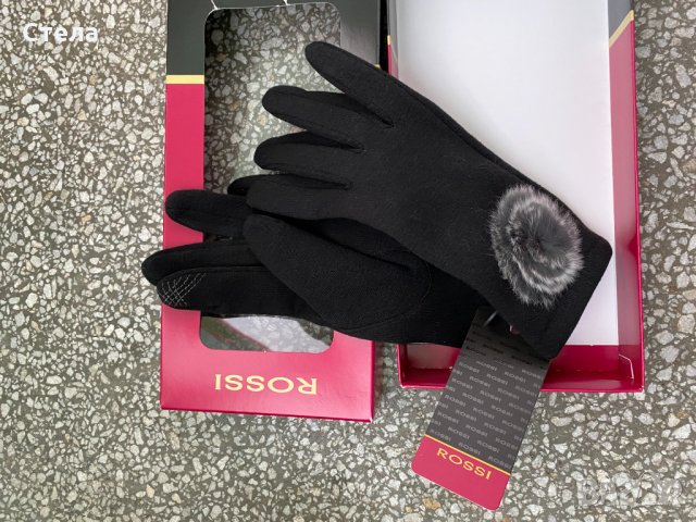 Италиански дамски ръкавици Rossi, нови, с етикет, снимка 3 - Ръкавици - 35254623