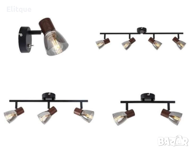 Спот  Pluto, E14, 1 max 40W, с ключ, класически стил, снимка 5 - Други - 52853756