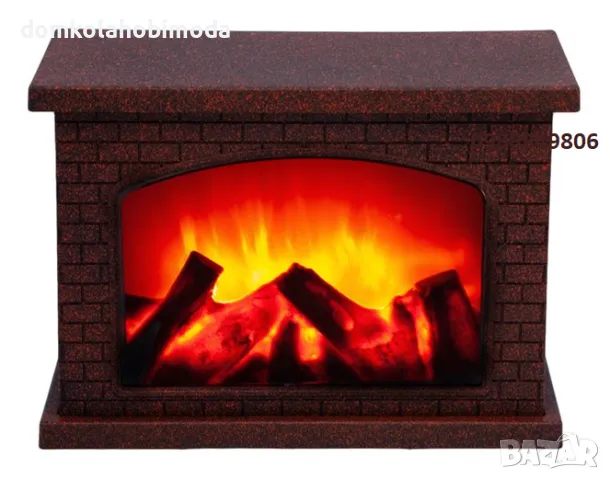 Декоративна камина LED подсветка,28х12х20см