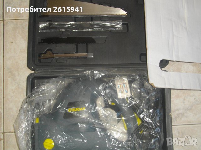 Нов Реципрочен/Саблен Трион-4 Ножа-Пълен Комплект-600W/4500min/COUGAR EHO64737/Рязане До 100мм/, снимка 18 - Други инструменти - 40568169
