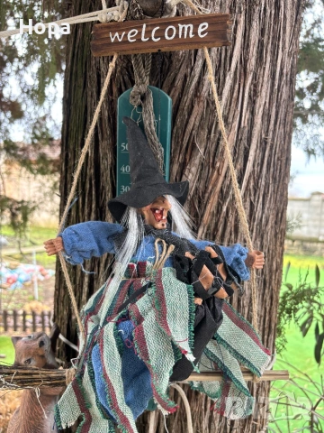 Висяща Баба Яга на люлка, снимка 8 - Градински мебели, декорация  - 53307664