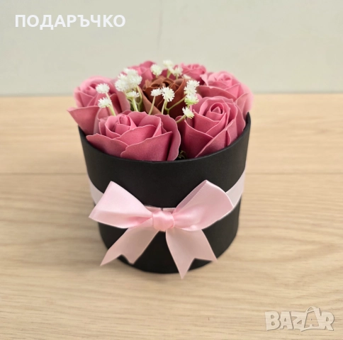 Луксозна кутия със сапунени рози, снимка 9 - Други - 52925566