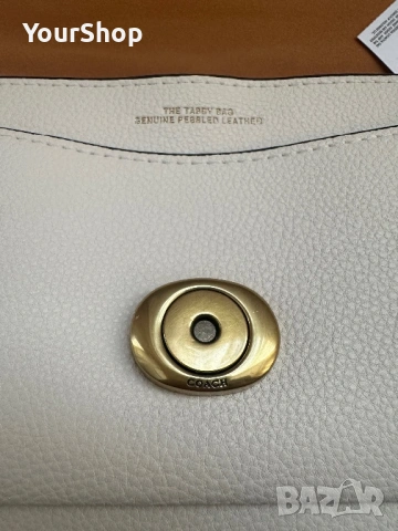 Чанта Coach Tabby 26 CH857 Екрю , снимка 7 - Чанти - 54061391