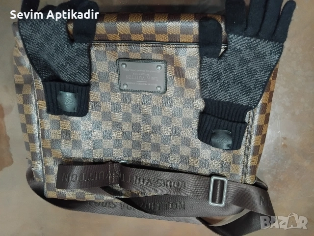 Оргинална чанта със оргинални ръкавици Louis Vuitton , снимка 7 - Чанти - 53256910