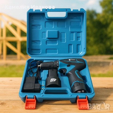 Акумулаторна бормашина/винтоверт IF Tools MT12 – 18V, 2 батерии, куфар