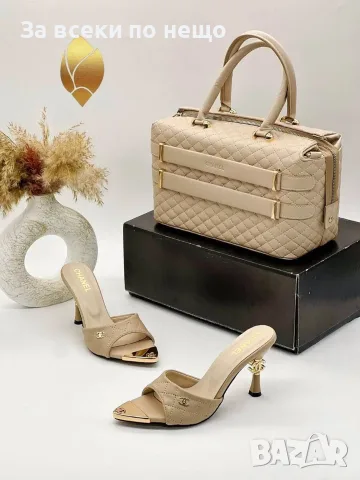 Chanel Дамски Чехли На Ток Шанел - Различни Цветове Код SEM-297, снимка 15 - Чехли - 55783002