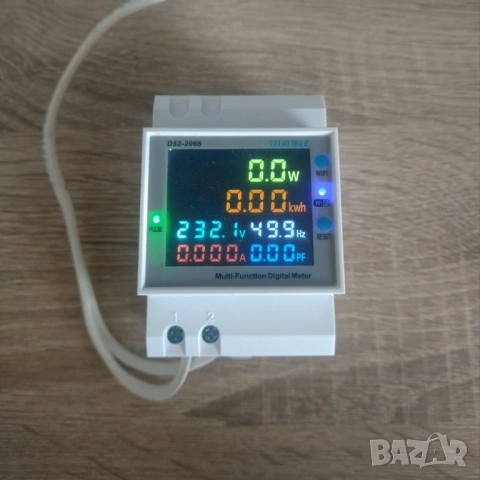 Wi-Fi контролен електромер за DIN шина 100A, TUYA, снимка 7 - Друга електроника - 54134978