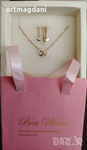 Pandora Колие "Безкрайна любов" , снимка 2 - Колиета, медальони, синджири - 52832485