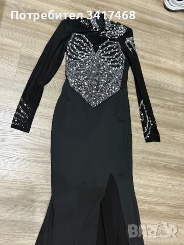 Официална рокля с перли , снимка 4 - Рокли - 53140778