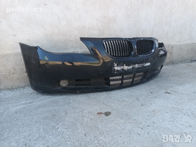предна броня за бмв Е60 Е61 с масла решетки / бъбреци / халогени BMW E60 E61, снимка 2 - Части - 54141901