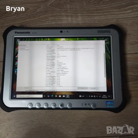 Panasonic 10.1" ToughPad FZ-G1 Win 10 pro tablet 8gb ram 256 ssd, снимка 3 - Таблети - 50222881